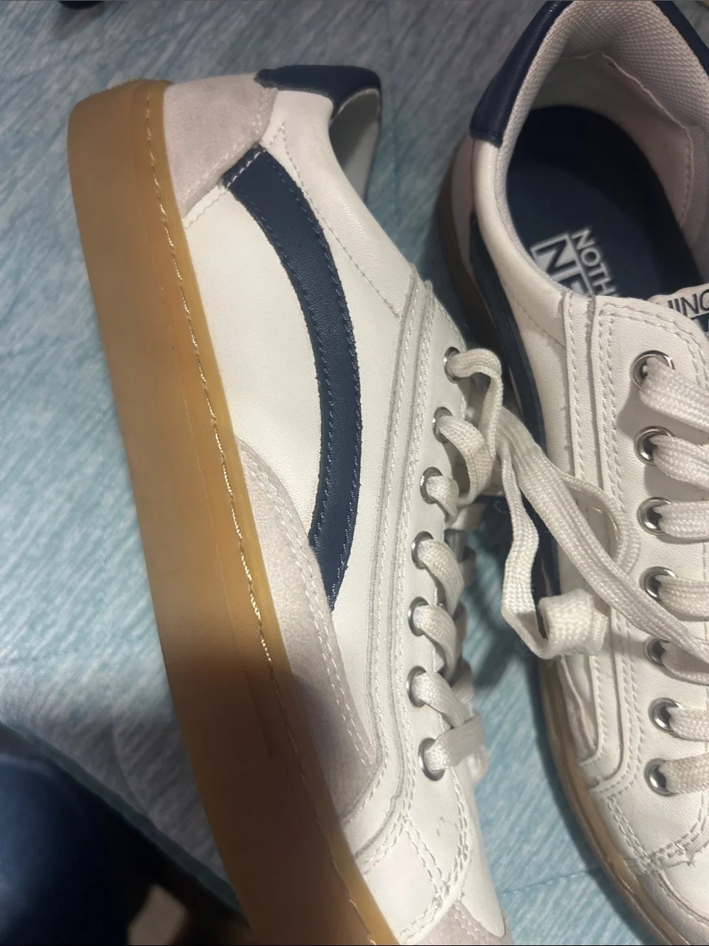 Nothing New White Low-Top Sneakers